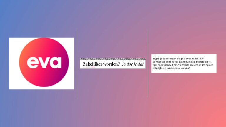 zakelijker worden in je werk